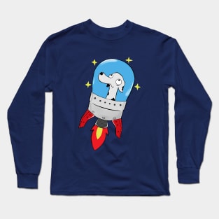 Astronaut Dog Long Sleeve T-Shirt